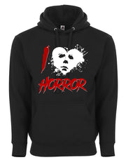 I Love Horror Halloween Michael Myers Horror Killer Style Graphic Tee Shirt