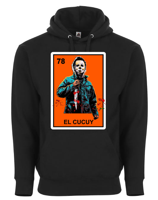 El Cucuy Loteria Halloween Micheal Myers Horror Killer Style Graphic Tee Shirt