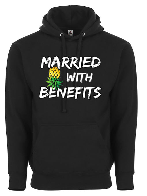 Married with Benefits Upside Down Pineapple Swingers Lifestyle Graphic Tee Shirt