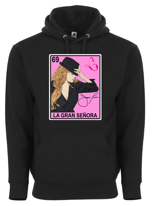 La Gran Senora Jenni Rivera Loteria Mexican Bingo Mariposa Graphic Tee Shirt