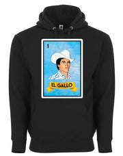 El Gallo Loteria Chalino Sanchez Mexican Bingo Tarot Card Parody Graphic Tee Shirt