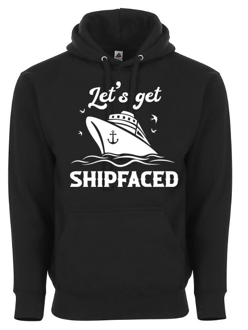 Lets Get Shipfaced Cruise Cruising Vacation Funny Graphic Tee Shirt