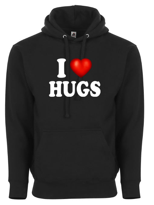 I Love Hugs I Heart Hugs Funny Humor Graphic Tee Shirt