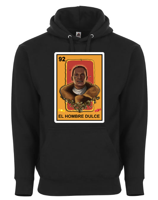 The Candyman El Hombre Dulce Loteria Mexican Bingo Tarot Card Halloween Horror Graphic Tee Shirt