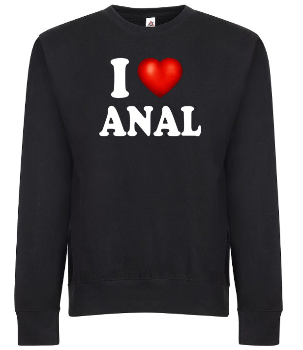 I Love Anal I Heart Funny Sexy Adult Humor Graphic Tee Shirt