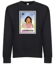 La Borracha La Chupitos Loteria Funny Mexican Bingo Style Graphic Tee Shirt