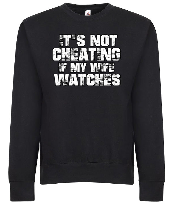 Its Not Cheating If My Wife Watches Swingers Lifestyle Graphic Tee Shirt