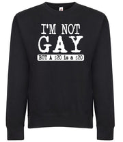 Im Not Gay but A 20 is a 20 Adult Humor Fashion Graphic Tee Shirt